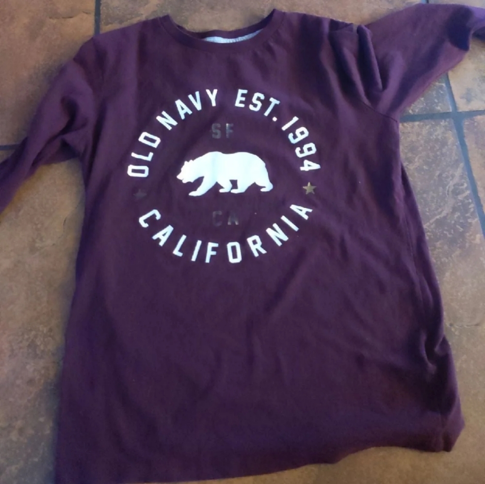 Boys old navy california long sleeve